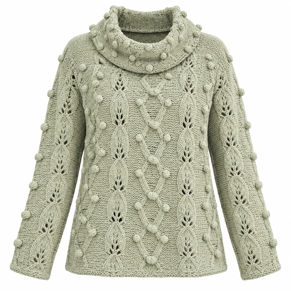 NWT Vintage 90s Marisa Christina Popcorn Sweater Sz Med